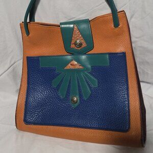 Vintage James Culver Handmade Leather Purse - Cowboy Cool, Great Condition
